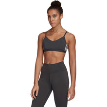 Load image into Gallery viewer, Adidas All Me 3-Stripes Womens Training Bra - Black/White/L
 - 1