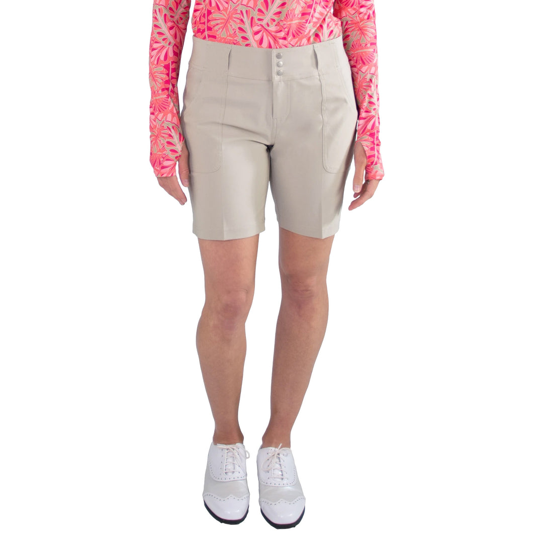 JoFit Belted 7.5in Womens Golf Shorts