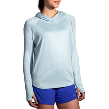 Load image into Gallery viewer, Brooks Dash Womens Running Hoodie - HTHR GLACER 417/L
 - 2