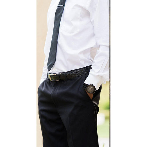 Nexbelt Alligator 2.0 Black Mens Dress Belt