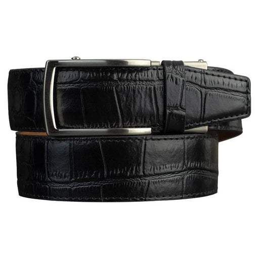 Nexbelt Alligator 2.0 Black Mens Dress Belt