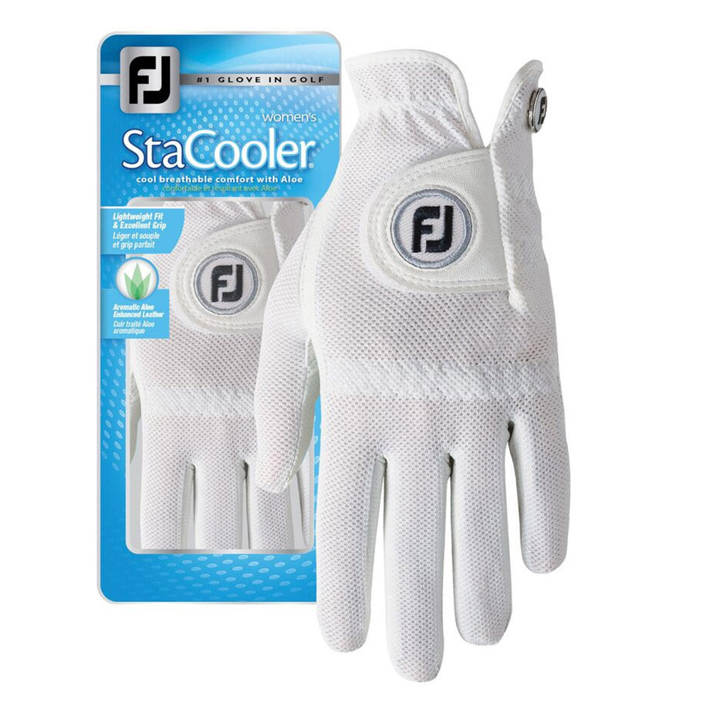 FootJoy StaCooler White Womens Golf Glove