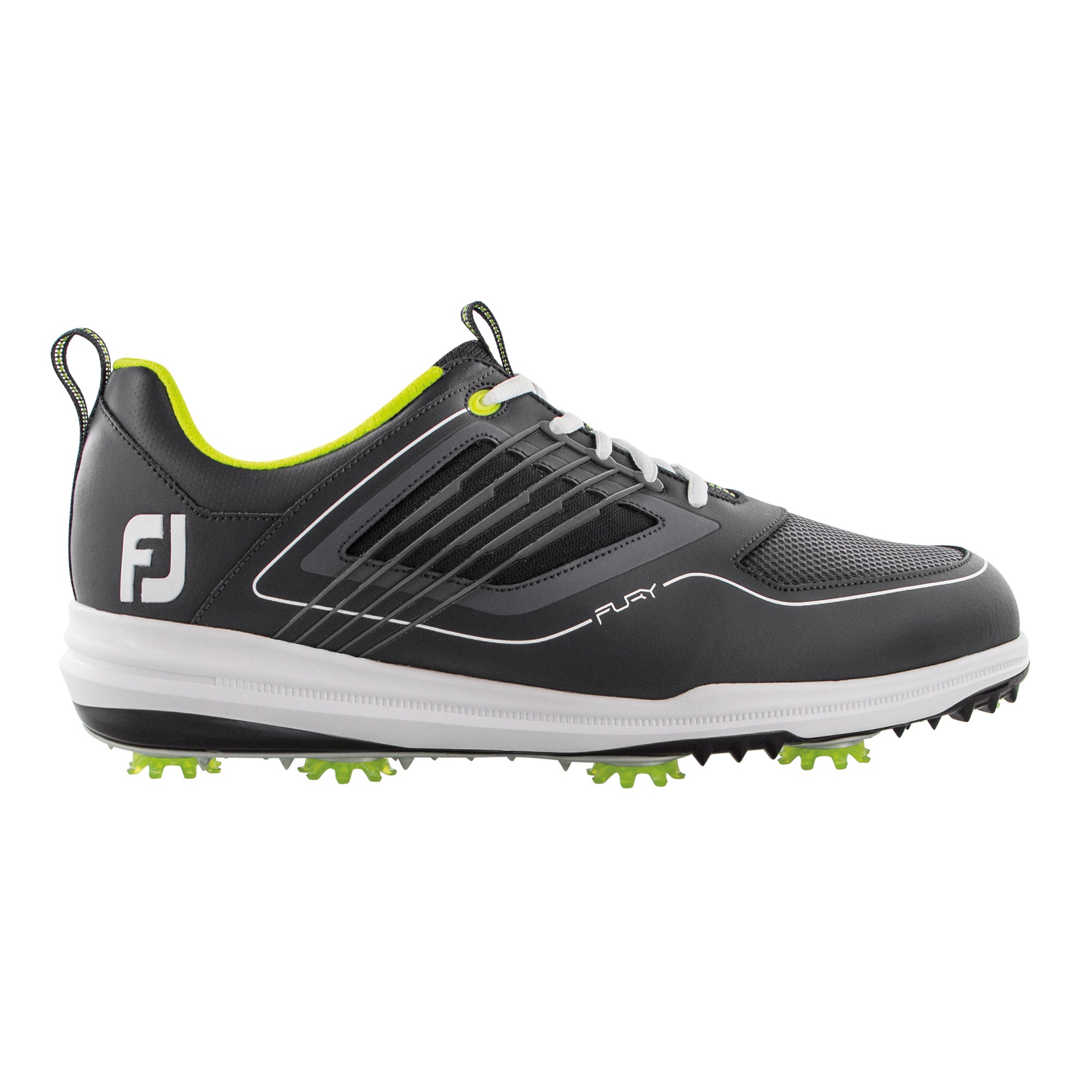 FootJoy FJ Mens Fury Size Size 8 Gray Green Leather Mesh Spiked Golf Shoes 51102 Amazon.com | Men main image 3