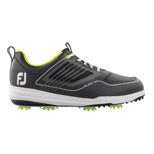 FootJoy Fury Spiked Mens Golf Shoes - Grey/Lime/14.0/D Medium