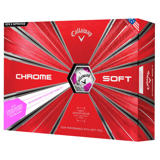 Callaway Chrome Soft Truvis Pink Golf Balls - Doz - Default Title