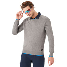 Load image into Gallery viewer, Oakley Linksmen Mens Golf Sweater - Heather Grey/XL
 - 3