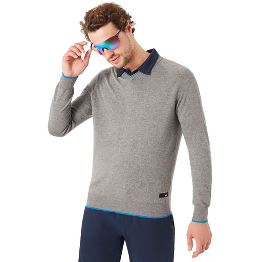 Oakley Linksmen Mens Golf Sweater - Heather Grey/XL