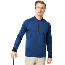 Load image into Gallery viewer, Oakley Knockdown Mixed Fleece Mens 1/4 Zip - Dark Blue/XXXL
 - 1