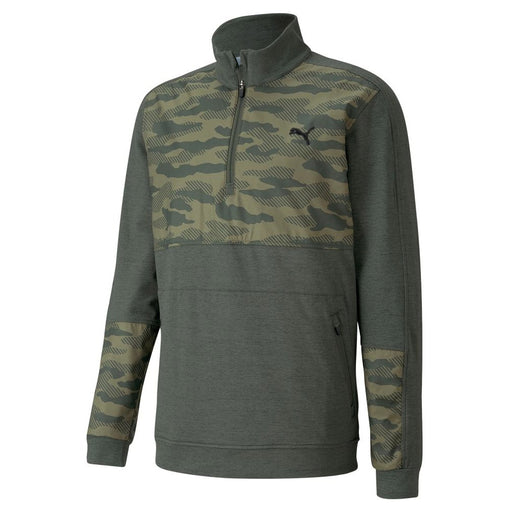 Puma Cloudspun Camo Mens Golf 1/4 Zip