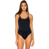 Sunsets Tidepool Black One Piece Womens Swimsuit