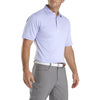 FootJoy Nailhead Jacquard Stripe Mens Golf Polo