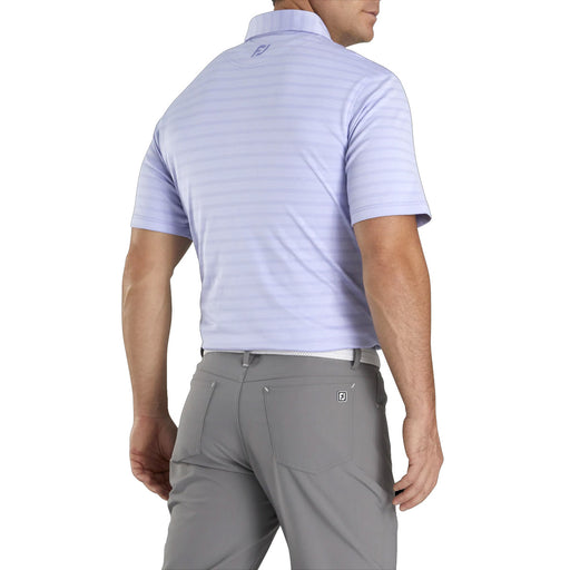 FootJoy Nailhead Jacquard Stripe Mens Golf Polo