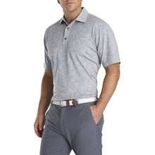 Load image into Gallery viewer, FootJoy Pique Tonal Paisley Mens Golf Polo
 - 1