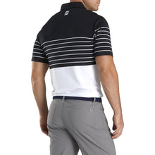 Load image into Gallery viewer, FootJoy Lisle Engineered Stripe Mens Golf Polo
 - 2
