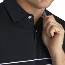 Load image into Gallery viewer, FootJoy Lisle Engineered Stripe Mens Golf Polo
 - 3