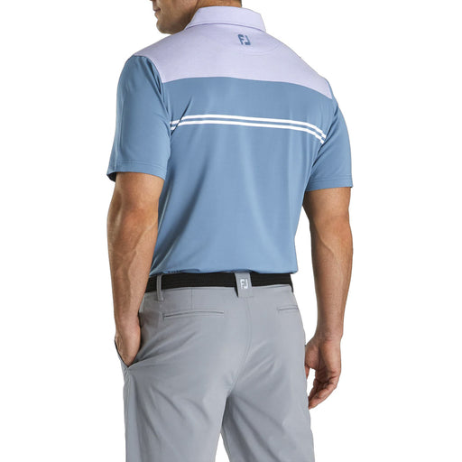 FootJoy Heather Color Block Lisle Mens Golf Polo