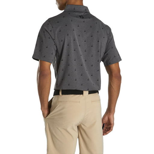 FootJoy Athletic Fit Lisle Print Mens Golf Polo