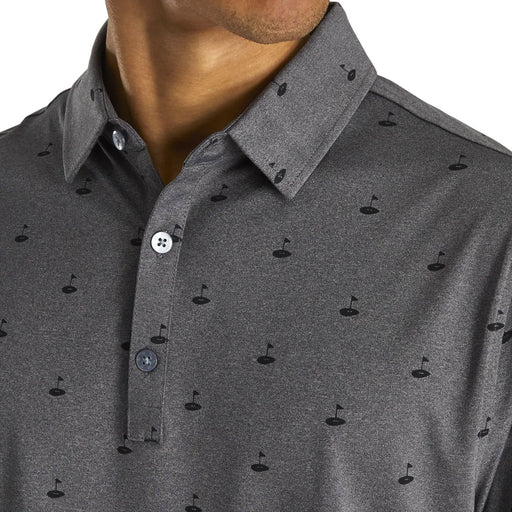 FootJoy Athletic Fit Lisle Print Mens Golf Polo