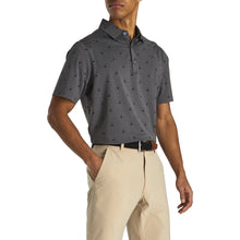 Load image into Gallery viewer, FootJoy Athletic Fit Lisle Print Mens Golf Polo
 - 1
