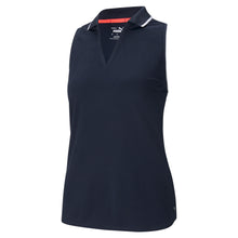 Load image into Gallery viewer, Puma MATTR Sprinter Womens Golf Polo - NAVY BLAZER 03/XXL
 - 3