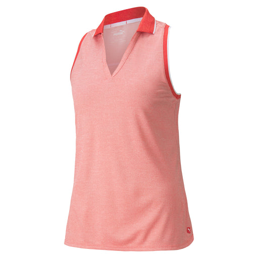 Puma MATTR Sprinter Womens Golf Polo - TEABERY HTHR 09/L