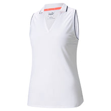 Load image into Gallery viewer, Puma MATTR Sprinter Womens Golf Polo - White Heather/XXL
 - 6