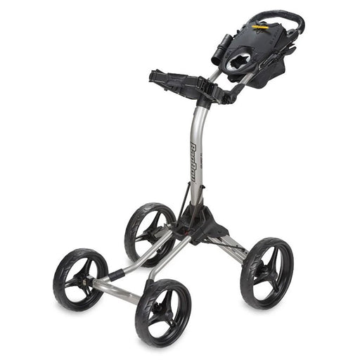 Bag Boy Quad XL Golf Push Cart - Silver/Black