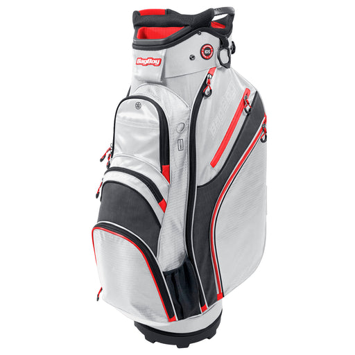 Bag Boy Chiller Golf Cart Bag - Wht/Char/Red