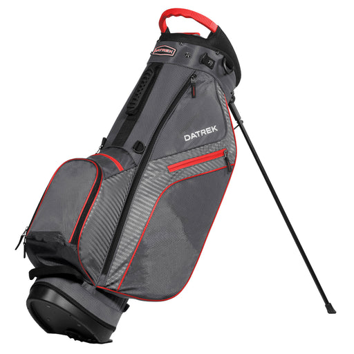 Datrek Superlite Golf Stand Bag - Charcoal/Red