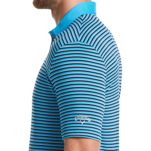 Callaway 3-Color Stripe Mens Golf Polo