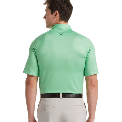 Callaway Swing Tech Printed Gingham Mens Golf Polo