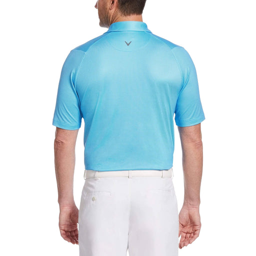 Callaway Swing Tech Printed Gingham Mens Golf Polo