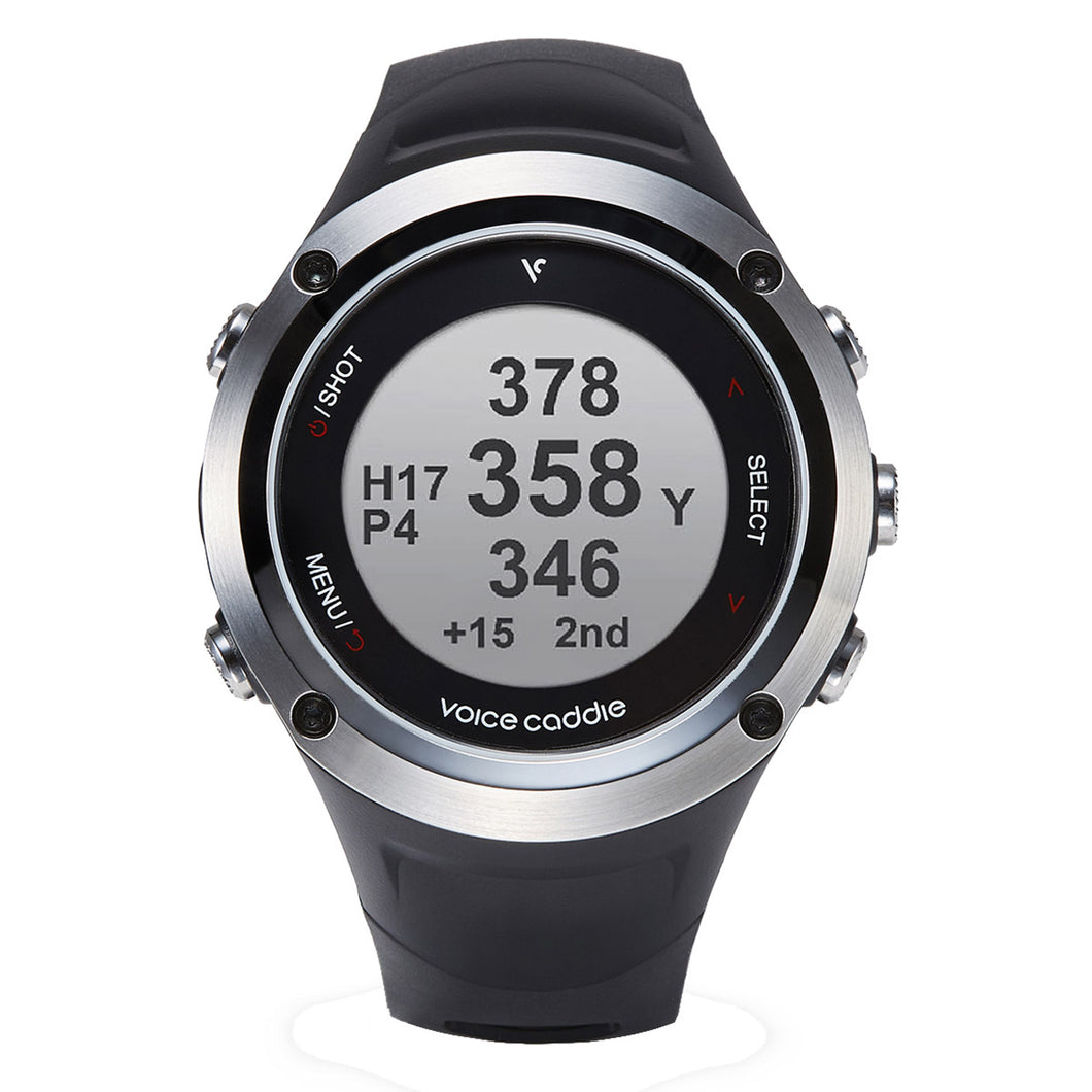 Voice Caddie G2 Hybrid Golf GPS Watch with Slope - Black