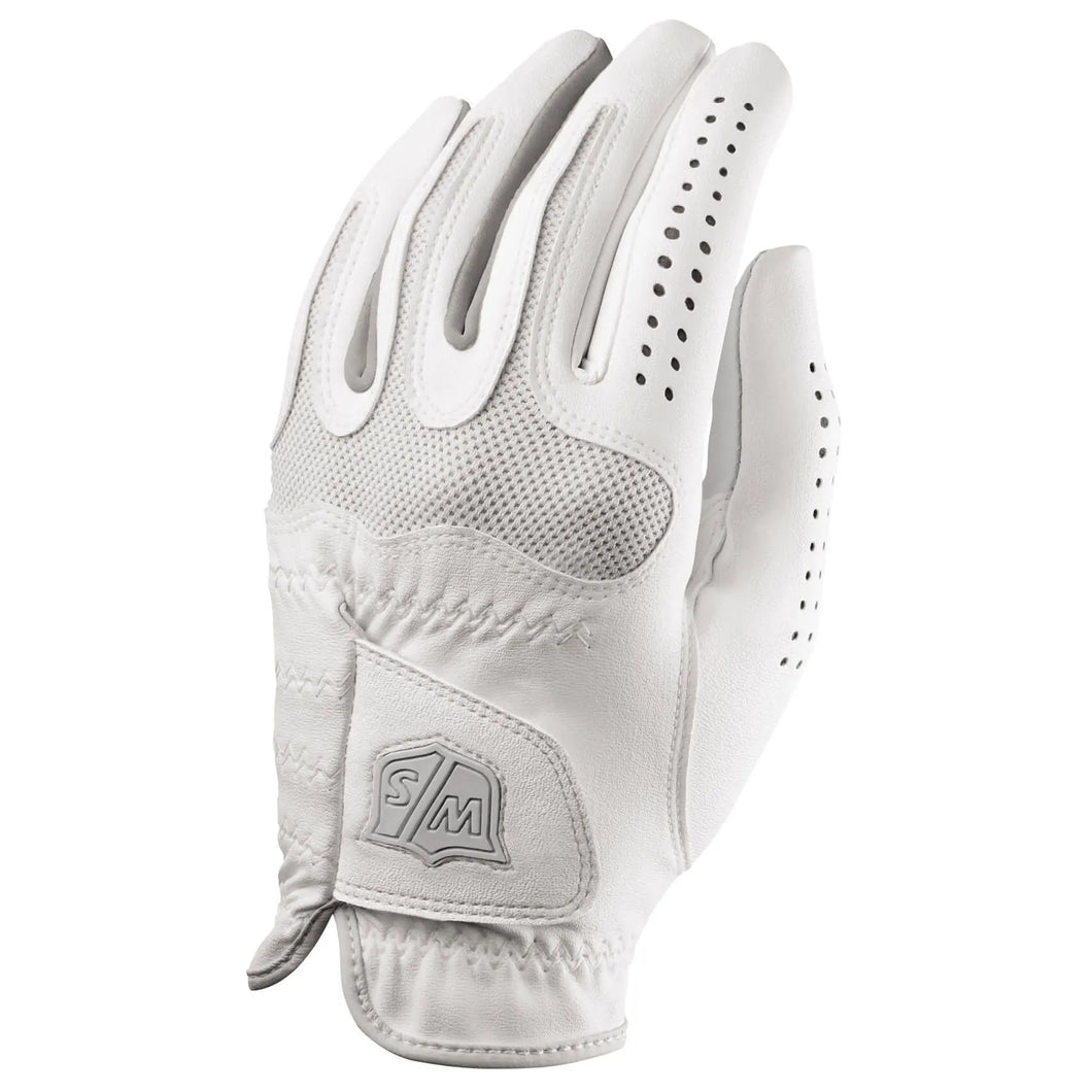 Wilson Grip Soft White Womens Golf Glove - Right/L