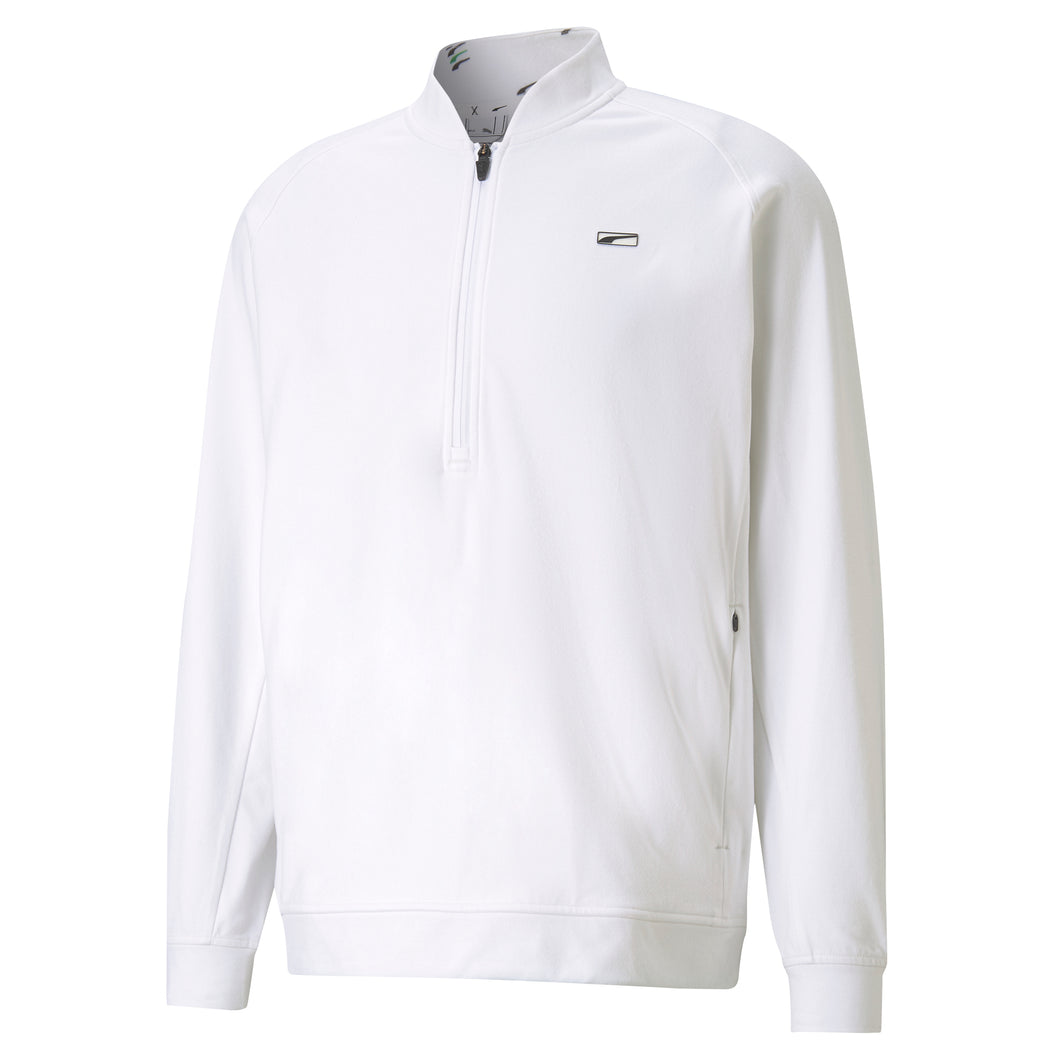 Puma CLOUDSPUN Moving Day Mens Golf 1/4 Zip - Bright White/XXXL