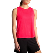 Load image into Gallery viewer, Brooks Distance Womens Running Tank Top - Fluoro Pink/XXL
 - 1