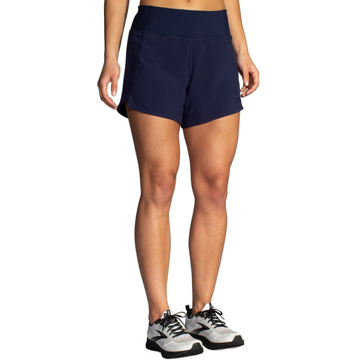 Brooks Chaser 5in Womens Running Shorts - Navy/XXL