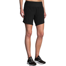 Load image into Gallery viewer, Brooks Chaser 7in Womens Running Shorts - Black/XXL
 - 1