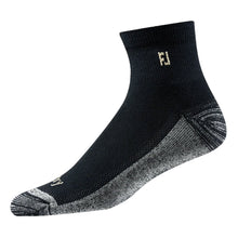 Load image into Gallery viewer, FootJoy ProDry 1/4 Crew Mens Golf Socks - Black/LRG 8-12
 - 1