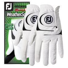 Load image into Gallery viewer, FootJoy Weathersof WH 2 Pack Mens LH Golf Glove
 - 1