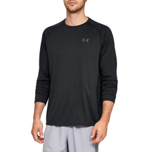 Load image into Gallery viewer, Under Armour Tech 2.0 Mens LS Crew Train Shirt - BLACK 001/XXL
 - 1