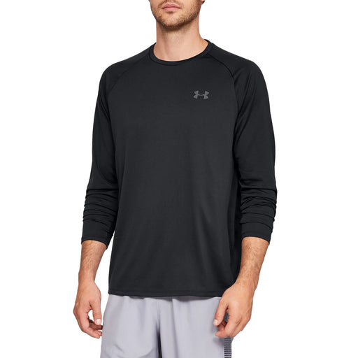 Under Armour Tech 2.0 Mens LS Crew Train Shirt - BLACK 001/XXL