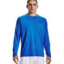 Load image into Gallery viewer, Under Armour Tech 2.0 Mens LS Crew Train Shirt - BLUE CIRCUIT 43/XXL
 - 2