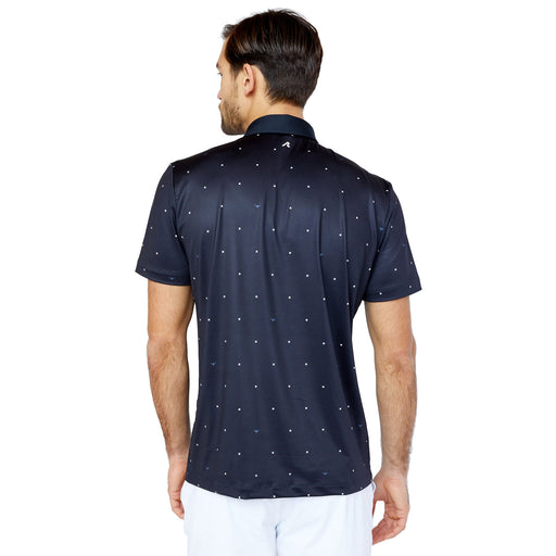 Redvanly Grant Black Mens Golf Polo