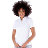 NVO Nila White Womens Golf Polo