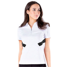 Load image into Gallery viewer, NVO Dyna White Womens Golf Polo - WHITE 100/XL
 - 1
