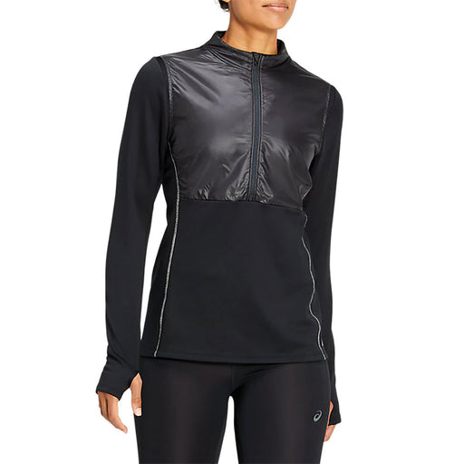 Asics Thermostorm Womens Running 1/2 Zip - Black/L