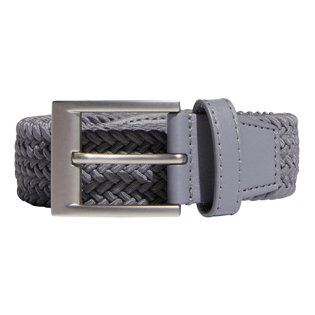 Adidas Braided Stretch Grey Mens Golf Belt