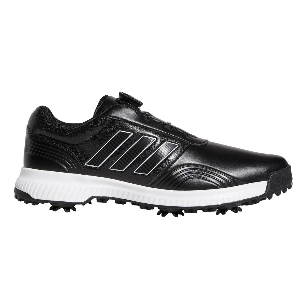 Adidas CP Traxion BOA Mens Golf Shoes - 13.0/Blk/Wht/Silver/D Medium