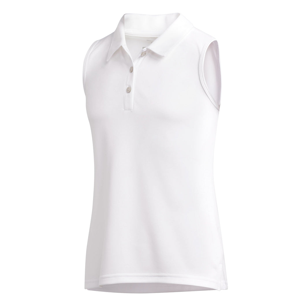 Adidas Performance Girls Sleeveless Golf Polo